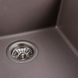 Гранітна мийка для кухні Platinum 4040 RUBA матова Дюна 41640 фото 5