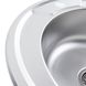 Кухонна мийка з нержавіючої сталі Platinum ДЕКОР 490 (0,8/180 мм) 11599 фото 5