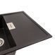 Гранитная мойка для кухни Platinum 8650 DIAMOND матовый Морион 41667 фото 3
