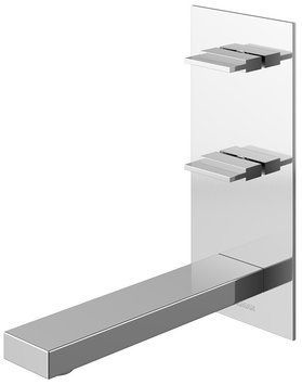 Смеситель для раковины (умывальника) KOHLMAN EXCELENT CHROME + BOX скрытого монтажа QW196H фото