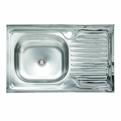 Мийка кухонна з нержавіючої сталі Platinum 8050 L (0,4/120 мм) 11796 фото