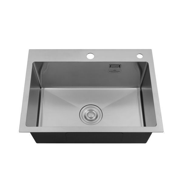Кухонна мийка Kroner KRP Geb&uuml;rstet - 5843HM (3.0/1.0 мм) CV022801 фото