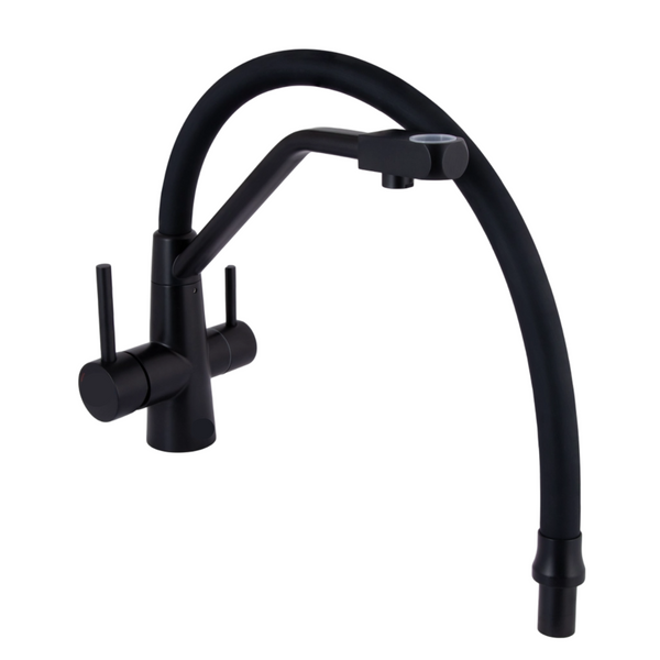Кухонна мийка Kraft HM 50х50 NANO BLACK PVD (3.0/1.0 мм) S4838 фото