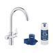 Смеситель для кухни Grohe Blue Pure StartCurve 30592000 с фильтром Blue S-Size 40404001 и головкой 64508001 (30594040) CV035615 фото 1