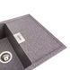 Гранитная мойка для кухни Platinum 8650 DIAMOND матовая (микс) 39821 фото 3