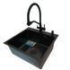 Кухонна мийка Kraft HM 50х50 NANO BLACK PVD (3.0/1.0 мм) S4838 фото 2
