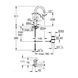 Змішувач для раковини Grohe QuickFix Start L-Size 242032432 з донним клапаном CV036261 фото 2
