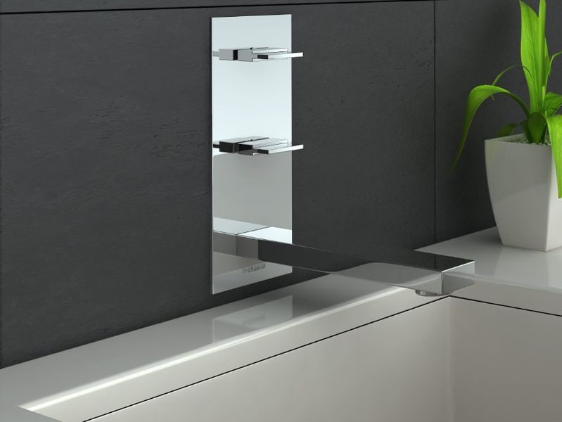 Смеситель для раковины (умывальника) KOHLMAN EXCELENT CHROME + BOX скрытого монтажа QW196H фото