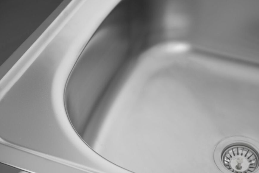 Кухонна мийка з нержавіючої сталі Platinum САТИН 4050 (0,7/160 мм) 11600 фото