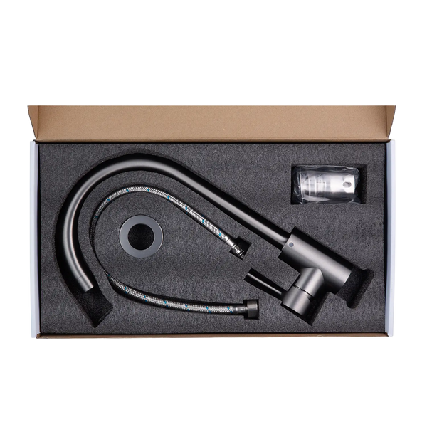 Комплект кухонной мойки Kroner KRP Derby - 5050HM PVD (2,5/0,5 мм) S4639 фото