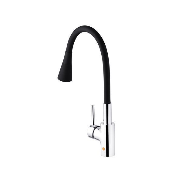 Комплект кухонна мийка Kroner Geb&uuml;rstet-6050HM + змішувач K&uuml;che-C031BLK + дозатор Spender-016 CVS29843 фото