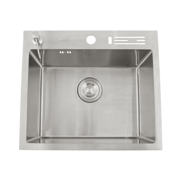 Накладна мийка для кухні з неіржавкої сталі 45 см Nett NS-5245 1445915752 фото