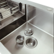 Кухонна мийка Kraft Handmade HM78х48 AR satin(3.0/1.0 мм) крило зліва S7322 фото 5