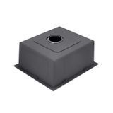 Комплект кухонной мойки Kraft HS 540Х480 NANO BLACK PVD (3.0/1.0 мм)+Смеситель для кухни с подключением к фильтру Kraft 3020 BL S4790 фото