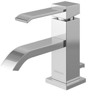 Смеситель для раковины (умывальника) KOHLMAN AXIS CHROME низкий QB100N фото