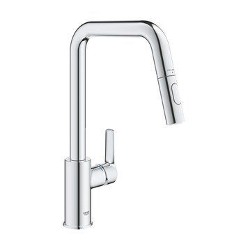 Змішувач для кухні з висувним виливом Grohe QuickFix Start 30631000 CV036255 фото