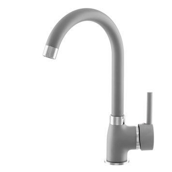 Смеситель для кухни GRANITAN BETA GREY сeрый BB-SZ фото