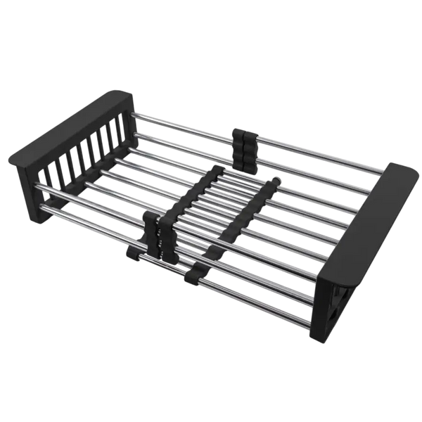 Комплект кухонной мойки Kraft&nbsp;HM&nbsp;NANO BLACK - 7848ALB&nbsp;PVD&nbsp;(3.0/1.0 мм) S4855 фото