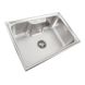 Кухонна мийка з нержавіючої сталі Platinum САТИН 6043 (0,8/180 мм) 11446 фото 2