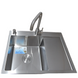 Комплект кухонної мийки Kraft Satin BRS 65х48 (3.0/1.0 мм) S3640 фото 4