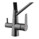Комплект кухонной мойки Kraft&nbsp;HM&nbsp;NANO BLACK - 7848ALB&nbsp;PVD&nbsp;(3.0/1.0 мм) S4855 фото 11