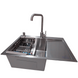 Комплект кухонної мийки Kraft Satin BRS 65х48 (3.0/1.0 мм) S3640 фото 3