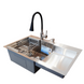 Комплект кухонної мийки Kraft Handmade HS R 780х480 (3.0/1.0 мм) S3589 фото 2