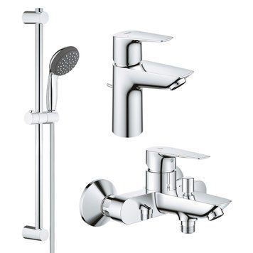 Набор смесителей 3 в 1 для ванной комнаты Grohe QuickFix StartEdge S-Size UA202501SQ CV030626 фото