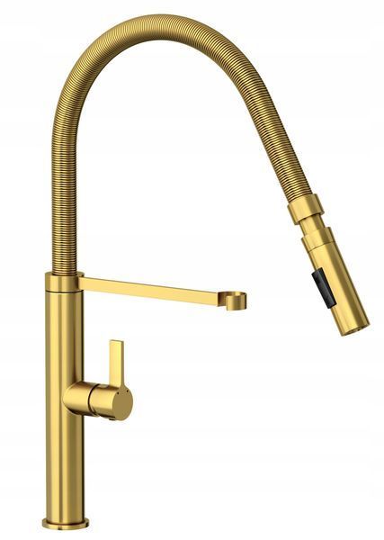 Змішувач для кухні GRANITAN FUSS GOLD золотий * FUSS-GL фото