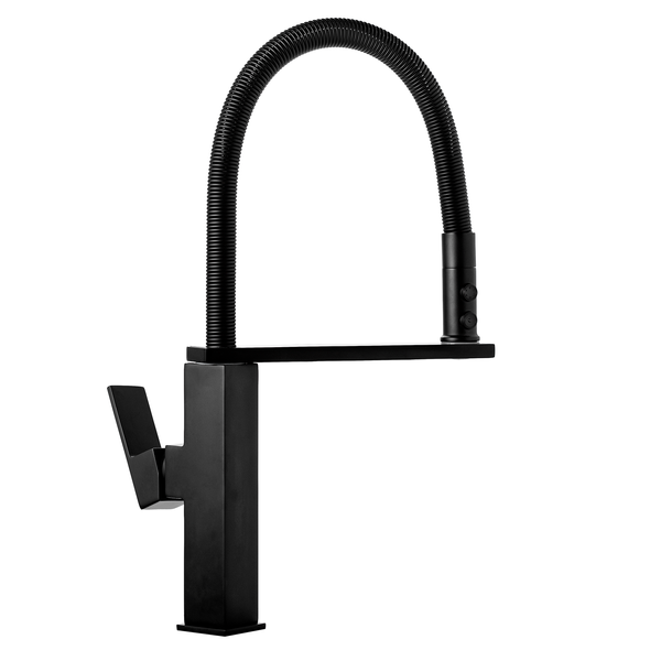 Комплект кухонної мийки Kraft NANO BLACK PVD HS60*45 (3.0/1.0 мм) декор S4941 фото