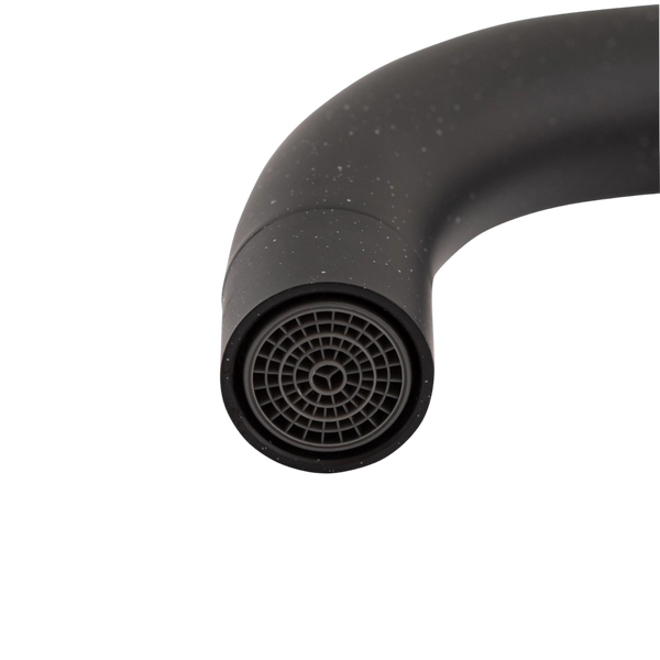 Комплект кухонної мийки Lidz Handmade H6050B Brushed Black PVD 3,0/1,0 мм S4741 фото