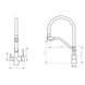 Кухонна мийка Kraft HM 50х50 NANO BLACK PVD (3.0/1.0 мм) S4791 фото 18