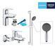 Набор смесителей 3 в 1 для ванной комнаты Grohe QuickFix StartEdge S-Size UA202501SQ CV030626 фото 11