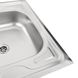 Кухонна мийка з нержавіючої сталі Platinum САТИН 8060 R (0,5/160 мм) 11608 фото 3