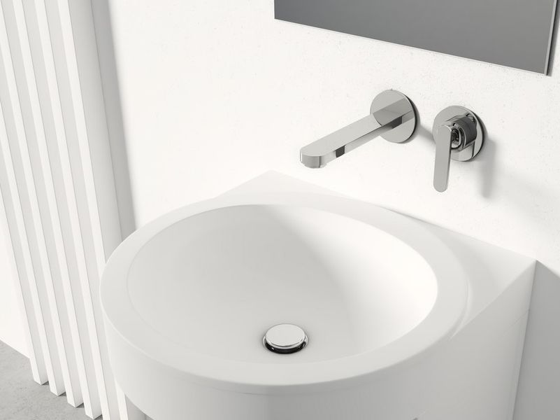 Смеситель для раковины (умывальника) KOHLMAN BOXINE CHROME + BOX скрытого монтажа * QW180B фото