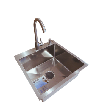 &nbsp;Комплект кухонної мийки Kraft KRF 5050 decor (3.0/1.0 мм) S4793 фото