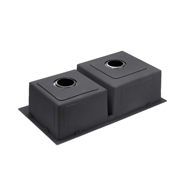 Комплект кухонної мийки Kroner KRP Schwarze - 7843ZHM PVD S4643 фото