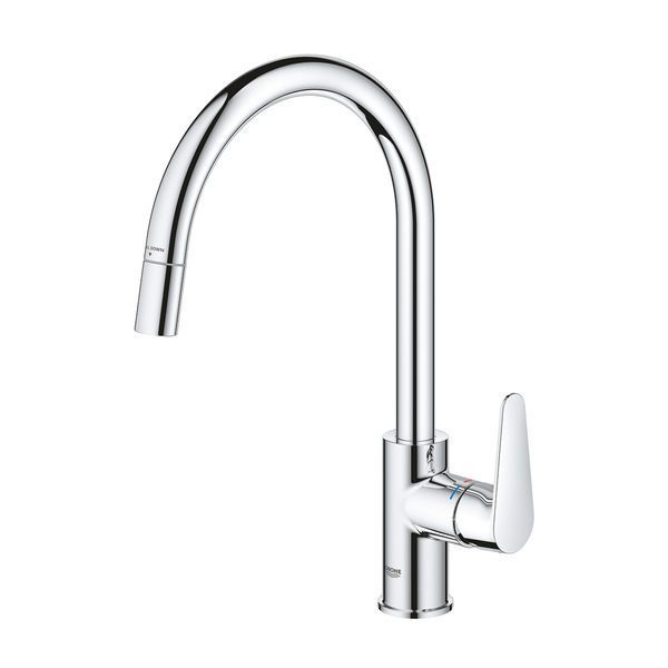 Змішувач для кухні з висувним виливом Grohe StartCurve 30562000 CV036271 фото