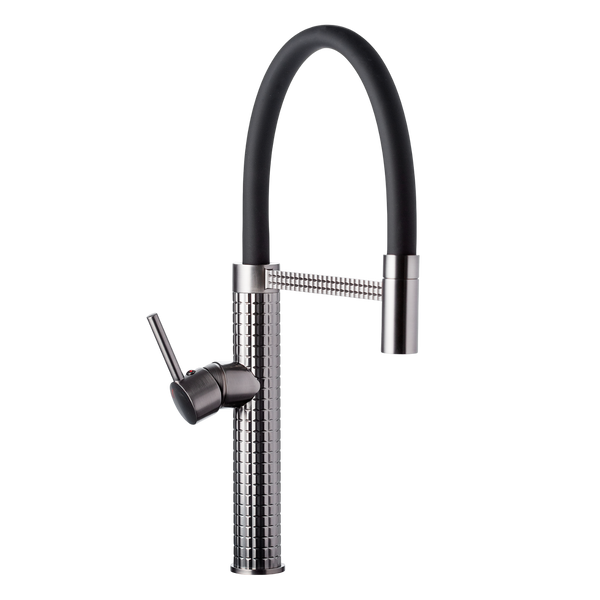 Комплект кухонної мийки Kraft&nbsp;HM&nbsp;- 7848ALB&nbsp;PVD&nbsp;(3.0/1.0 мм) S4843 фото