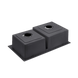 Комплект кухонної мийки Kroner KRP Schwarze - 7843ZHM PVD S4643 фото 4