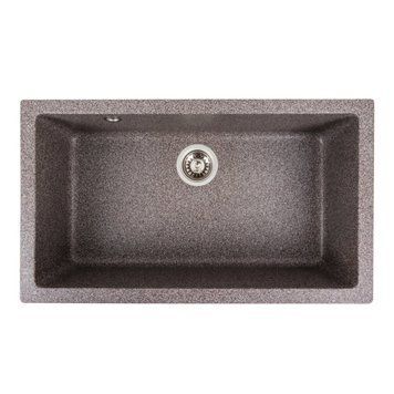 Гранітна мийка для кухні Platinum 7945 Paruana матова Мікс 39802 фото