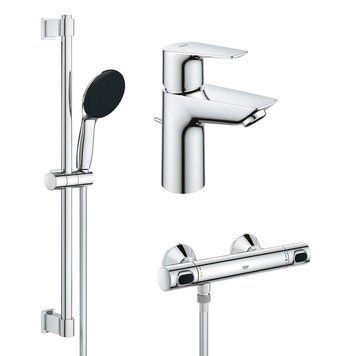 Комплект змішувачів для душу з термостатом Grohe QuickFix UA202503TS CV030629 фото