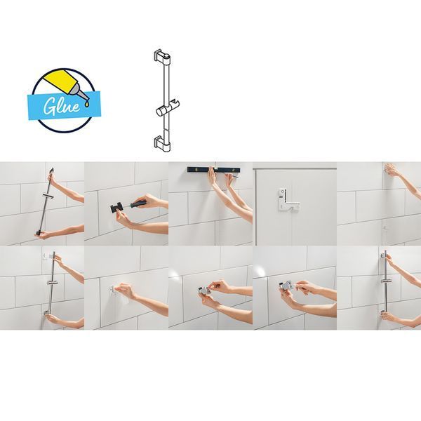 Комплект смесителей для душа с термостатом Grohe QuickFix UA202503TS CV030629 фото