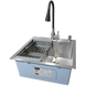 Комплект кухонної мийки Kraft KRF 5050 decor (3.0/1.0 мм) S3679 фото 1