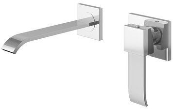 Смеситель для раковины (умывальника) KOHLMAN AXIS CHROME + BOX скрытого монтажа QW183N фото