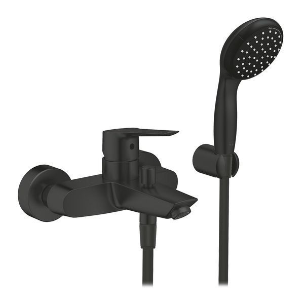 Набор смесителей 3 в 1 для ванной комнаты Grohe QuickFix Start Black UA303301SQ CV032757 фото