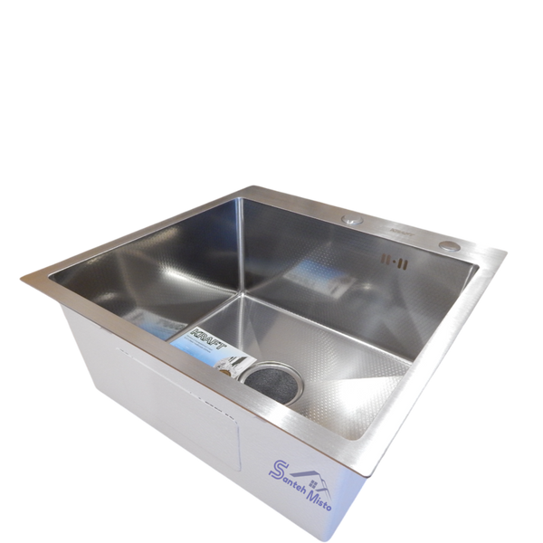 Комплект кухонної мийки Kraft KRF 5050 decor (3.0/1.0 мм) S4795 фото