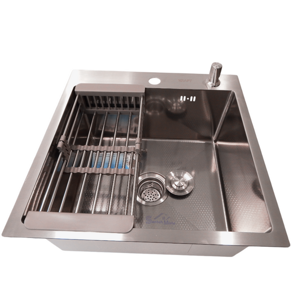 Комплект кухонної мийки Kraft KRF 5050 decor (3.0/1.0 мм) S4795 фото