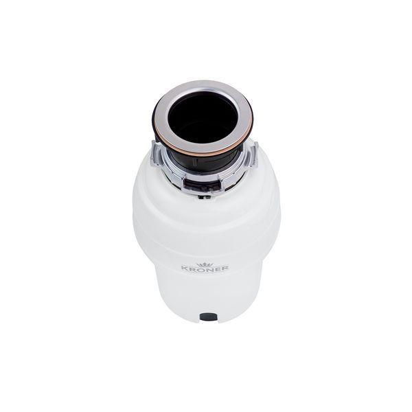 Подрібнювач харчових відходів Kroner KRP Kaiman WHI - 550W CV028299 фото