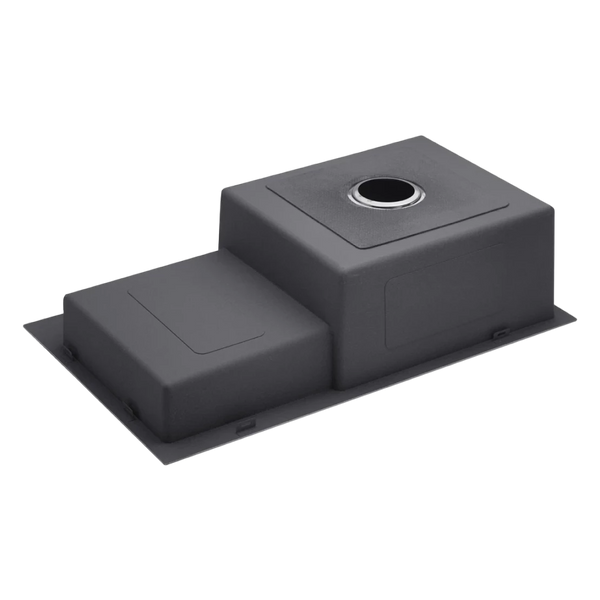 Комплект кухонної мийки KRP Schwarze - 7848RHM PVD S4695 фото